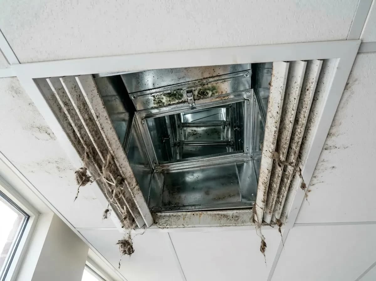 Before Air Duct Cleaning