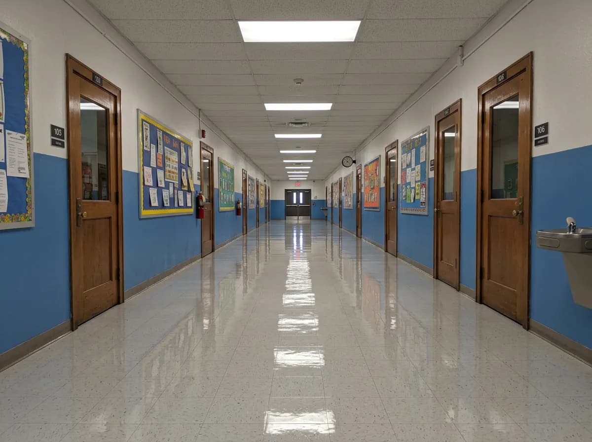 After Floor Stripping & Waxing