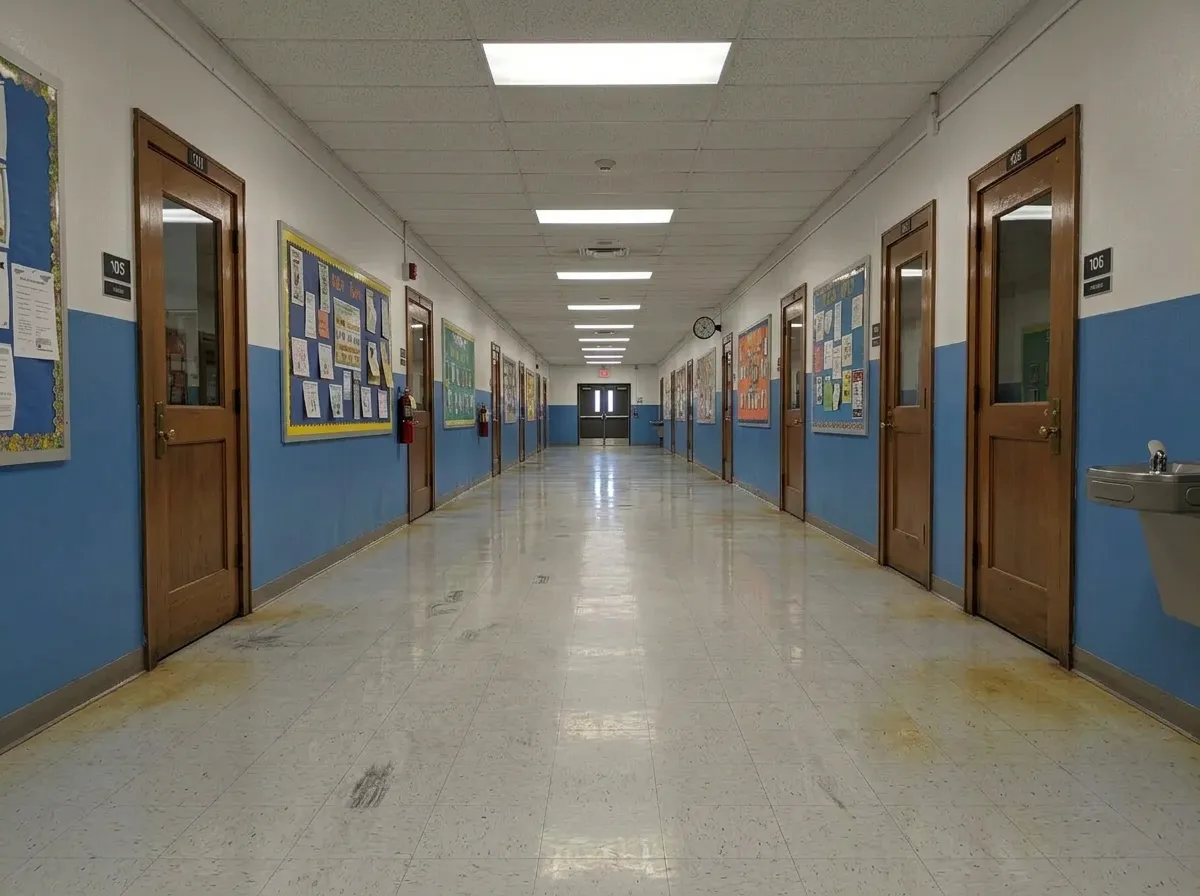 Before Floor Stripping & Waxing