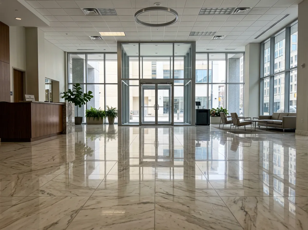 After Marble Polishing