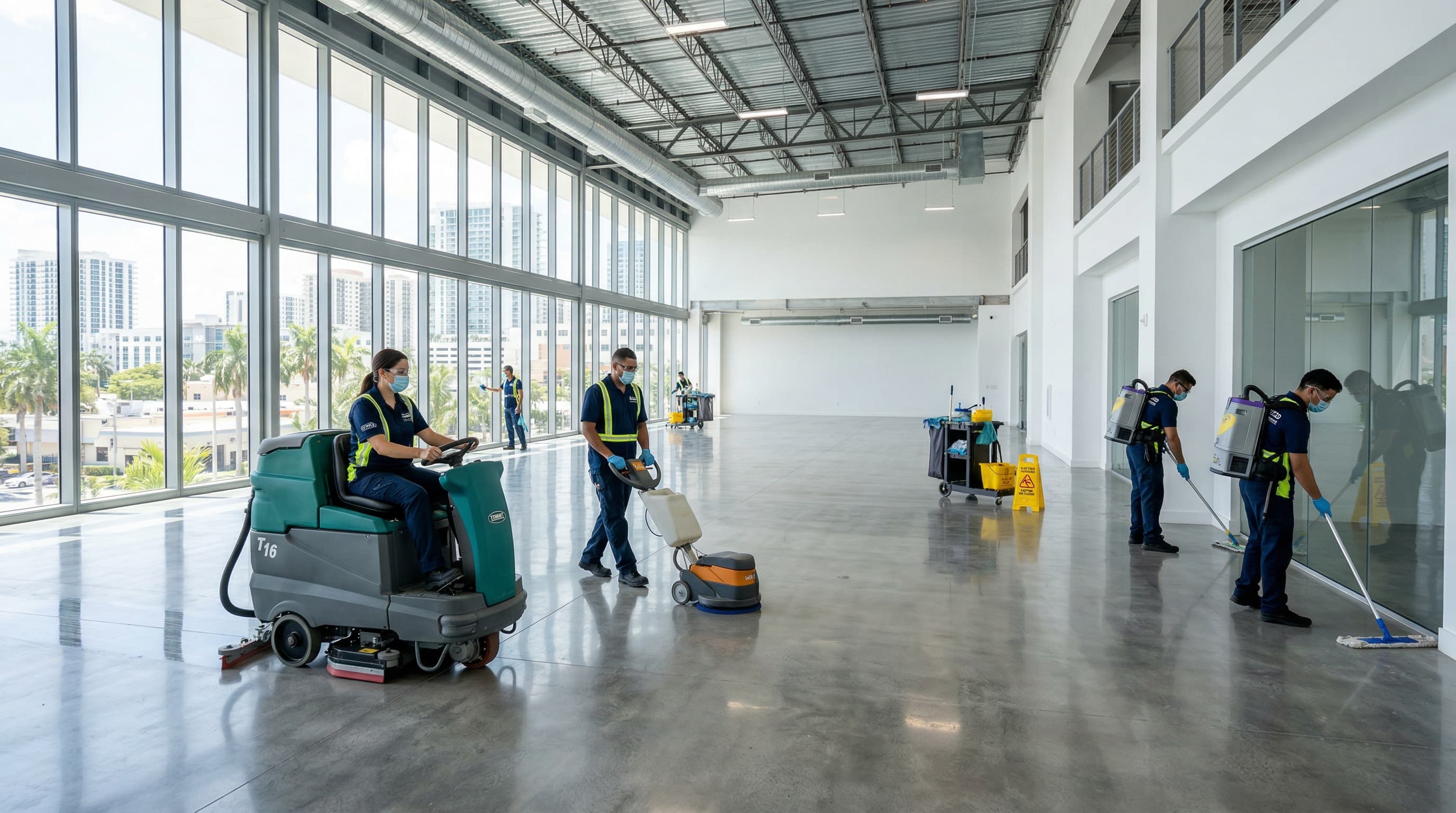 New Construction commercial cleaning in South Florida