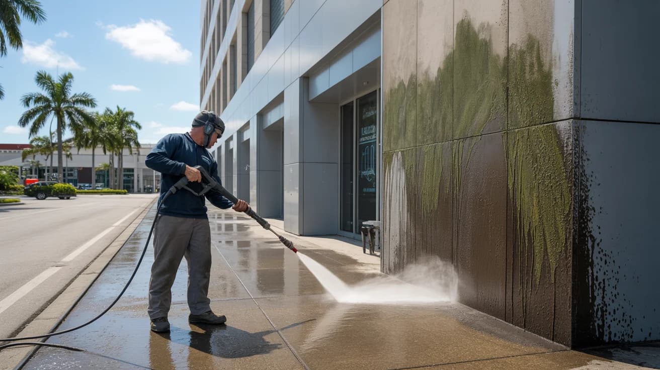 Commercial Pressure Washing & Cleaning in Doral